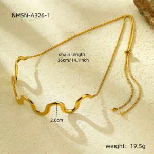 Nmsn-a326-1 gold necklace / 18K