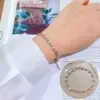 Wholesale PVD Coated Real Gold Plated Pig Nose Titanium Steel Casual Simple Style Waterproof Non Tarnish Titanium Steel Bracelets