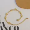 oly-2b6f20f99ff016a91f8a99790ad6fe71 Wholesale PVD Coated Real Gold Plated 18K Gold Heart 304 Stainless Steel Fashion Waterproof Non Tarnish 304 Stainless Steel Bracelets