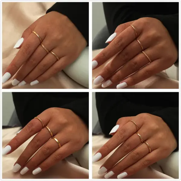 PVD Coated Real Gold Plated Geometric Alloy Ethnic Style Waterproof Non Tarnish