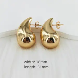 Gold / 18mm*31mm / 1 Pair
