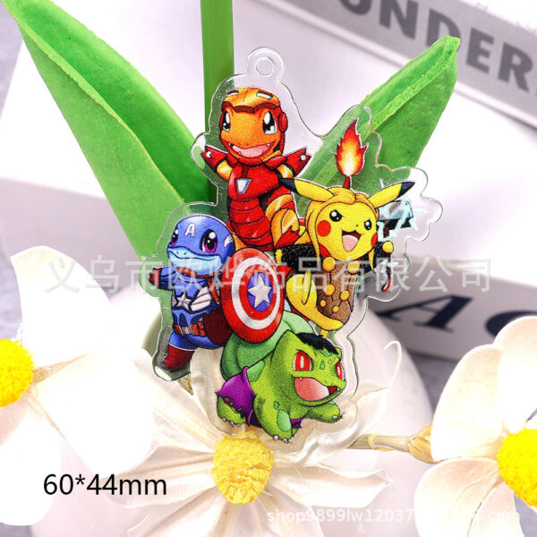 Wholesale Cross-Border New Loose Powder Cartoon Cute Strawberry Calf Bag Accessories Acrylic Cute DIY Patch Accessories