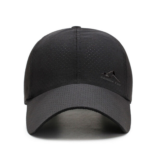 Wholesale Outdoor Running Hat Men's Summer Mesh Breathable Baseball Cap Big Head Quick-drying Sunshade Cap Women's Cap