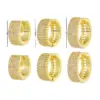 Wholesale 1 Piece Simple Style Round Plating Inlay Brass Zircon 18k Gold Plated Silver Plated Earrings