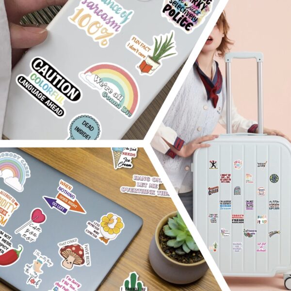 oly-2b9357633740936621d3ad82df50a235 Wholesale 50 PCS/PACK creative harsh statement stickers