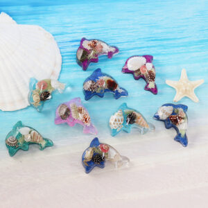 Dolphin-shaped mixed color (from 6 pieces)