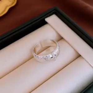 136# Ring-Silver (Real Gold Plating)