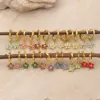 Wholesale Ion Plating (IP) 18K Gold Plated Flower 304 Stainless Steel Elegant Waterproof Non Tarnish Charm Sleeper Hoop Earrings Drop Earrings