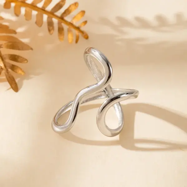 Wholesale Jewelry Vintage Style French Style Simple Style Geometric Starfish Shell 304 Stainless Steel Open Rings