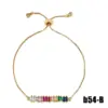 Brass Inlaid Zircon Artificial Gemstones Copper Bracelets