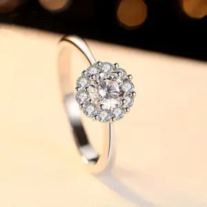 05 round Fashion Temperament Ring / Adjustable Opening