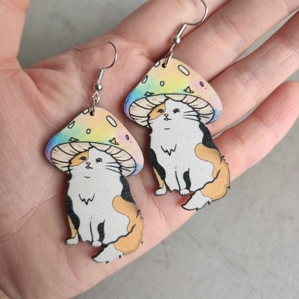 oly-2be1116af4576b003fa0621788f8ee4a Wholesale Student fun and funny cartoon earrings