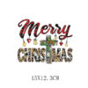 Wholesale Christmas tree letter heat transfer printing