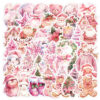 Wholesale 50 pink Christmas graffiti stickers