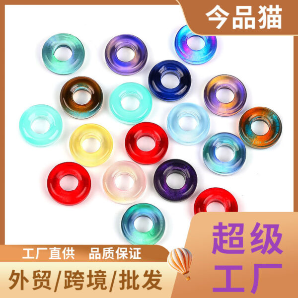 oly-2c11ee268f1c5403107f147d0802bec3 Wholesale 10mm Circle Beads, Colorfulful Glass Bracelets, High-Looking DIY Necklaces, Keychains, Loose Beads, Jewelry Accessories