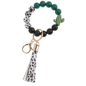 Green Cactus Su silicone key bracelet