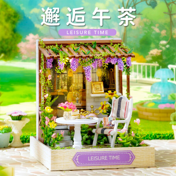Wholesale Zhiqu House diy Cabin New Happy One-month Magic Handmade Assembled Model Toys Creative Birthday Gift