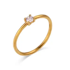 Gold / No. 5 / June Blue Zircon