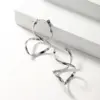 Wholesale 1 Pair Elegant Simple Style Irregular Geometric Plating 201 Stainless Steel 18K Gold Plated Earrings