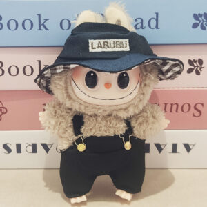 LBB-26LABUBU Black Overalls Set / Labubu is wearable in its first, second, and third generations.