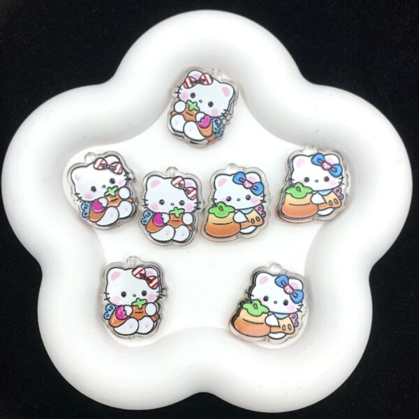 Wholesale Cartoon cute double-sided acrylic bead