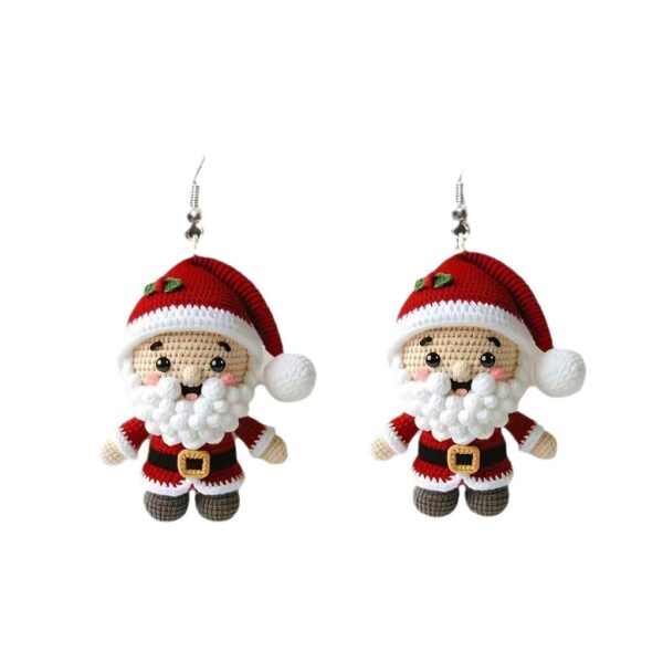 Wholesale 2025 Christmas Acrylic Women's Earrings with Fresh and Sweet Floral Prints