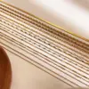 Wholesale 304 Stainless Steel Geometric PVD Coated Real Gold Plated Basic Simple Style Waterproof Non Tarnish Irregular Surgical Steel O-shaped Chain Cable Chain Twisted Rope Chain Gold Chain Necklace