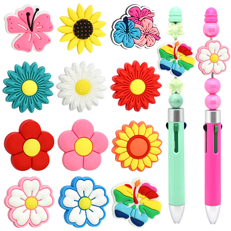 Wholesale Random Colorful Flower Beading Series Beads