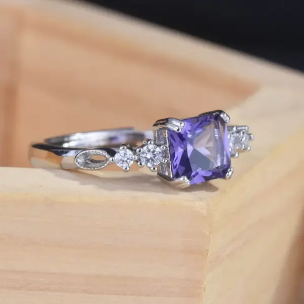 Wholesale Jewelry Fashion Geometric Copper Artificial Gemstones Diamond