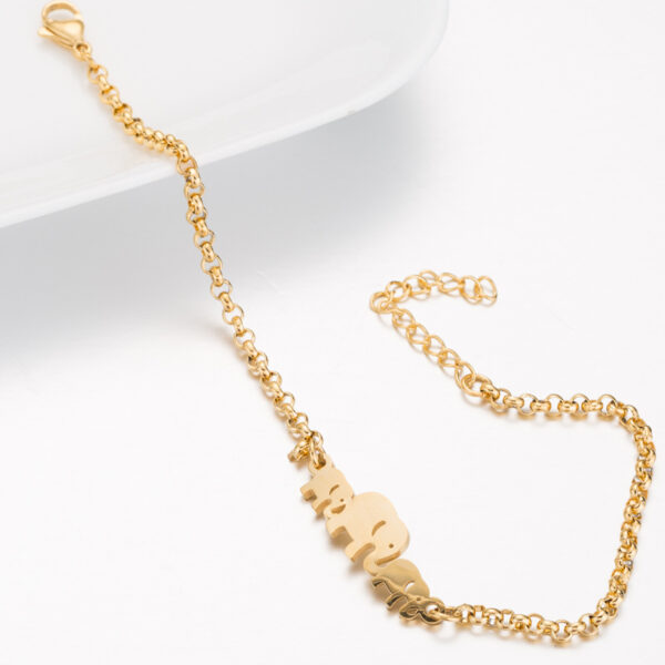 Wholesale Cute Elephant Bracelet ins Warm and Happy Elephant Cute Baby Elephant Girl Temperament Animal Jewelry Gift