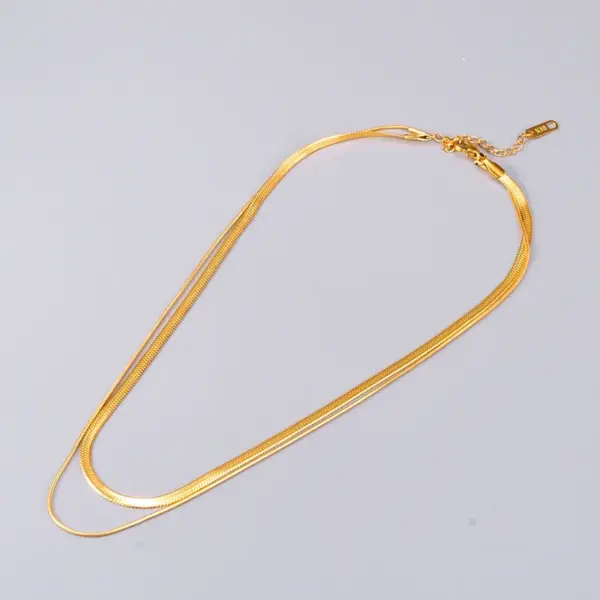 PVD Coated Real Gold Plated 18K Gold Heart 304 Stainless Steel Titanium Steel Waterproof Non Tarnish 304 Stainless Steel Titanium Steel Necklace