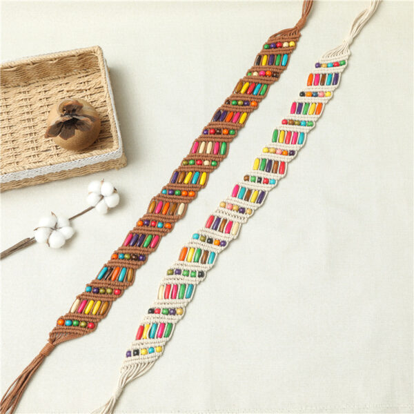 Wholesale Ethnic style braided Chinese knot belt