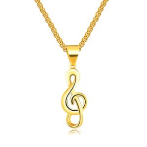 Gold note plating chain