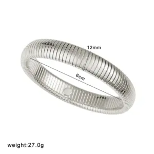Ys157 Steel Color / 12mm 20cm (Ring Size 6cm)