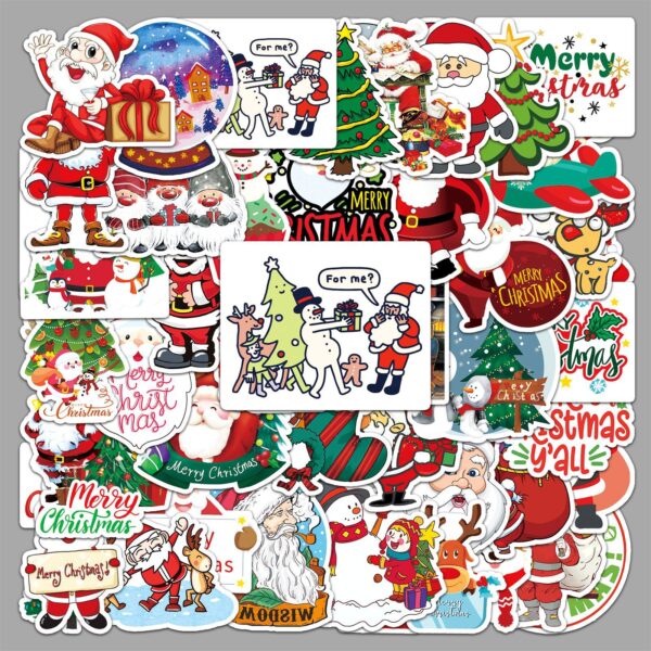 Wholesale 50pcs/pack Christmas Graffiti Stickers Stickers