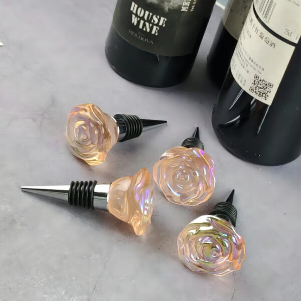 oly-2cb0d568f44fc88d40b870ccedeb7adf Wholesale Red wine stopper rose wine bottle stopper silicone bottle stopper