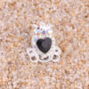 oly-2cb26c6da882eb6c3172e7f77a86e710 Wholesale Pumpkin carriage heart-shaped crystal alloy rhinestone ball with straight hole