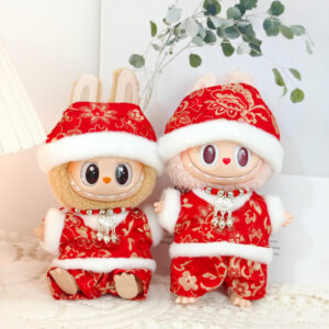 Longevity peace maomao suit (hat + safety lock + top + pants) / Brab cloth can be worn on the first, second and third generations