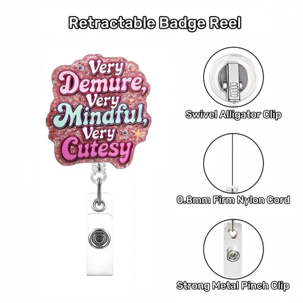 Wholesale clip badge buckle creative badge easy-to-pull Badge Reels