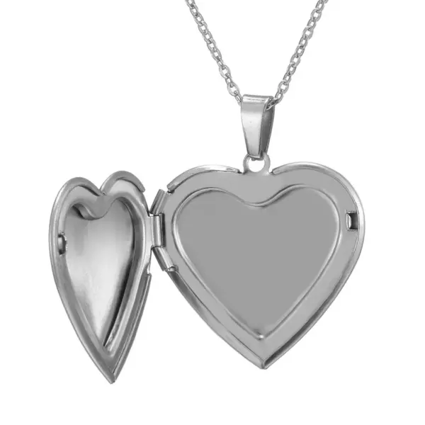 Wholesale Simple Style Heart Shape Stainless Steel Plating Pendant Necklace 1 Piece