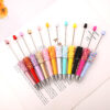 Wholesale DIY Little Star Beaded Pen Colorful Sparkling Sequin Ballpoint Pen Cartoon Educational Cute Gift Stationery Pen