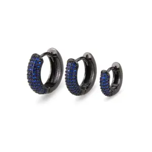 Medium Black and Blue Zirconium Plated