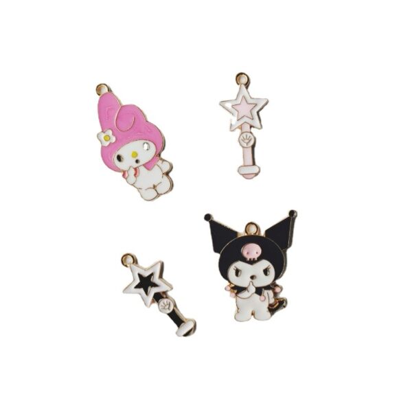 Wholesale Cute Cartoon Alloy Oil Dropping Jewelry Pendant Charms
