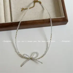 3# Beaded Crystal Necklace