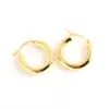 Fashion Round Stainless Steel Plating Earrings 1 Piece