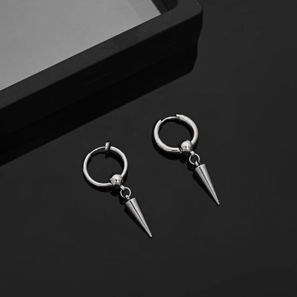 Wholesale Cross border AliExpress hot mixed cross leaf sword pendant earrings dragon ring ear buckle silver black optional