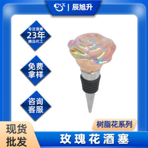 Wholesale Red wine stopper rose wine bottle stopper silicone bottle stopper