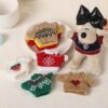 Wholesale 10cm doll clothes wholesale head dog clothes creative wear sweater doll doll accessories cotton doll small clothes