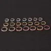 Ear Cartilage Rings & Studs Simple Style Geometric Colorful Copper Zircon