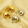 Wholesale 1 Pair Elegant Water Droplets Polishing Plating 304 Stainless Steel 18K Gold Plated Ear Studs